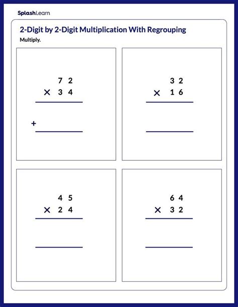 2 Digit Multiplication: With Regrouping and Decimals and Examples.